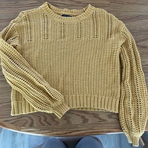American eagle yellow sweater